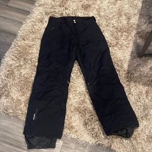 Women’s black snow pants